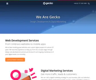 Geckonewmedia.com(Gecko Agency (Edinburgh & Chester)) Screenshot