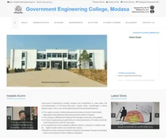 Gecmodasa.ac.in(Government Engineering College) Screenshot