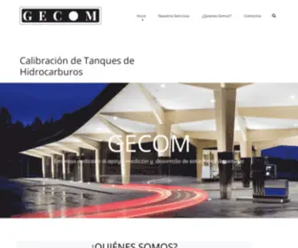 Gecom.com.mx(Calibración de Tanques de Hidrocarburos) Screenshot