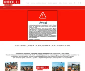 Gecorent.com(GECORENT s.l) Screenshot