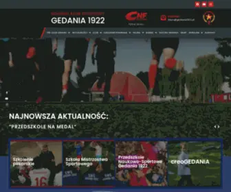Gedania1922.pl(Centrum sportu i nauki) Screenshot