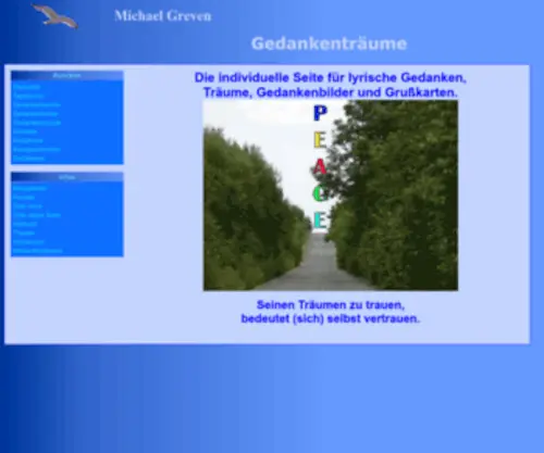 Gedankentraeume.de(Michael Greven) Screenshot