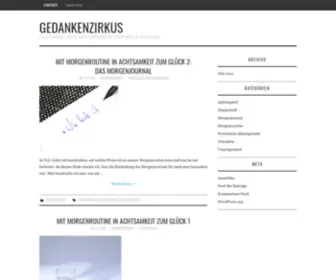 Gedankenzirkus.de(Gedankenzirkus) Screenshot