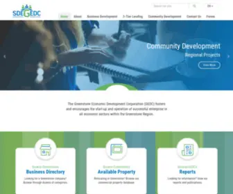 Gedc.ca(Greenstone Economic Development Corporation) Screenshot