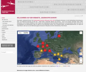 Gedenkorte-Europa.eu(Tasks) Screenshot