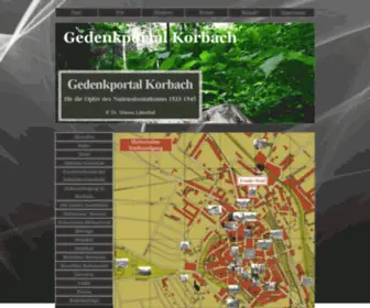 Gedenkportal-Korbach.de(Gedenkportal Korbach) Screenshot