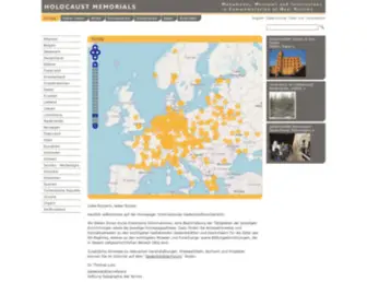 Gedenkstaetten-Uebersicht.de(Gedenkstättenübersicht) Screenshot