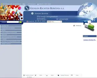Gedeon-Richter.ro(Gedeon Richter) Screenshot