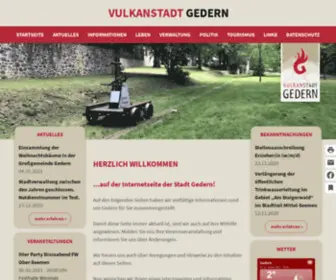 Gedern.de(Stadt Gedern) Screenshot