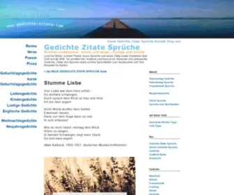 Gedichte-Zitate.com(Sprüche) Screenshot