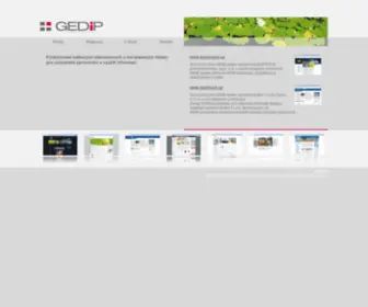 Gedip.cz(Internetová a intranetová řešení) Screenshot
