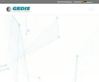 Gedis.org(Steuerungssysteme für Baustoffmischanlagen) Screenshot