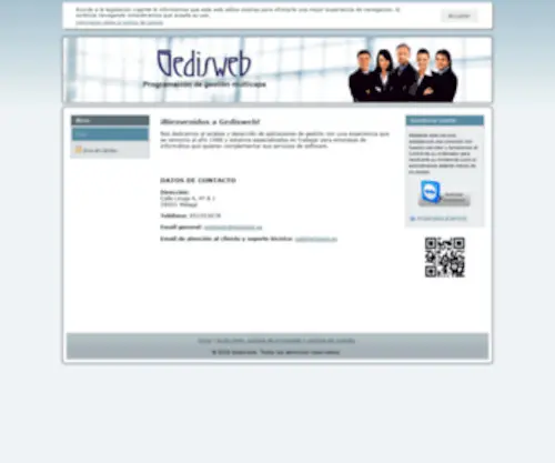 Gedisweb.com(Bienvenidos) Screenshot