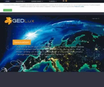 Gedlux.com(GEDLux Sistemas de Control) Screenshot