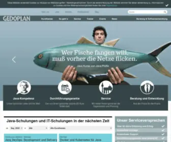 Gedoplan.de(Java Schulungsunternehmen für Java Kurse und Seminare) Screenshot