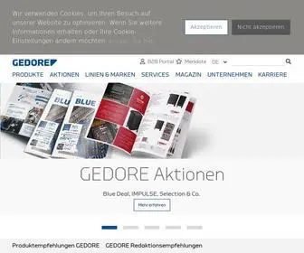 Gedore.com(Offizielle GEDORE Website) Screenshot