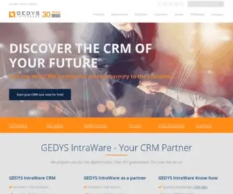 Gedys-Intraware.com(Your best CRM partner) Screenshot