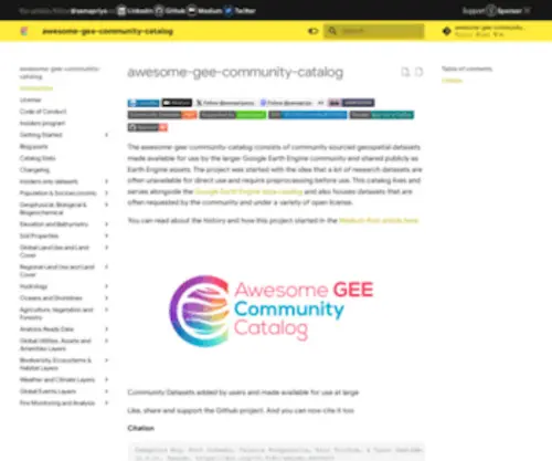 Gee-Community-Catalog.org(Awesome-gee-community-catalog) Screenshot