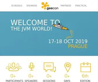 Geecon.cz(Geecon Prague 2019) Screenshot