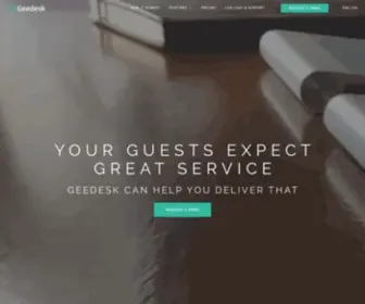 Geedesk.com(The first defence against negative reviews) Screenshot