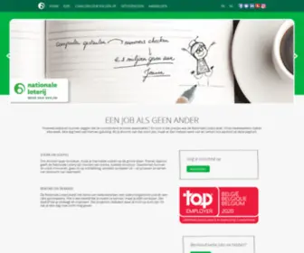 Geefjezelfkansen.be(Home pagina) Screenshot