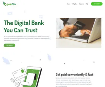 Geefto.com(The online bank you can trust) Screenshot