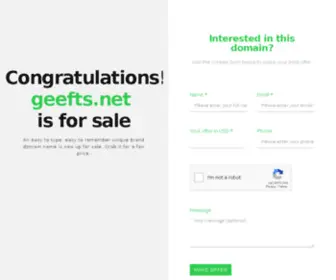 Geefts.net(Domain) Screenshot