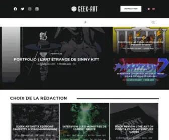 Geek-ART.net(Accueil) Screenshot