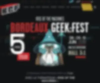 Geek-Festival.fr(Bordeaux Geekfest) Screenshot