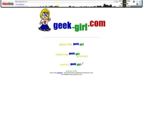 Geek-Girl.com(GEEK DASH GIRL DOT COM) Screenshot