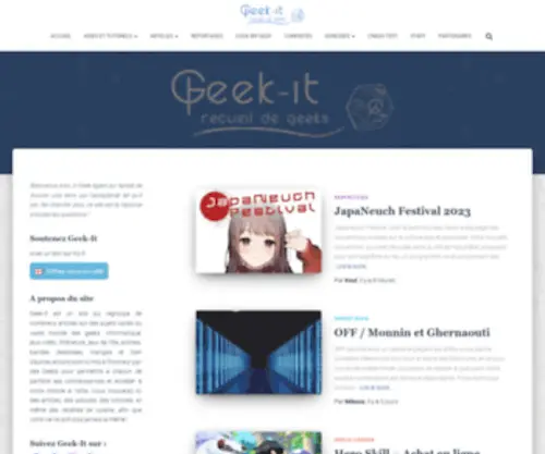 Geek-IT.org(Recueils geeks) Screenshot