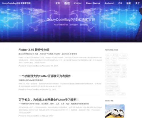 Geekailab.com(CrazyCodeBoy的技术博客网) Screenshot