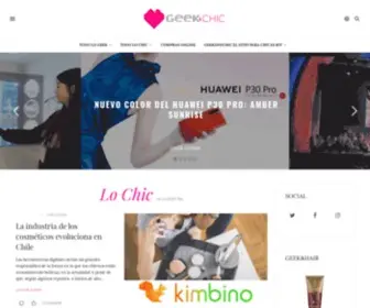 Geekandchic.cl(Geekandchic el sitio para chicas bit) Screenshot