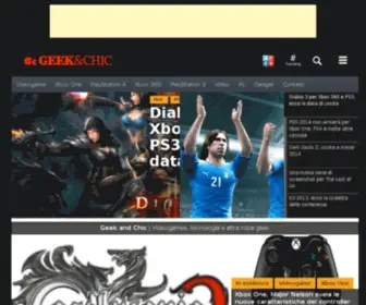 Geekandchic.it(Videogame blog) Screenshot