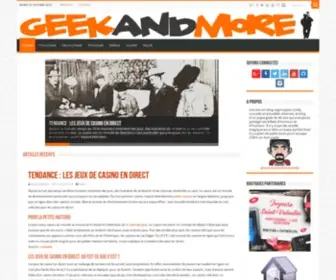 Geekandmore.fr(Geek and More) Screenshot