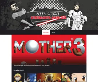 Geekanime.cl(Noticias y entretenimiento universo Geek) Screenshot