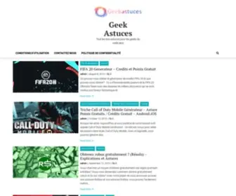 Geekastuces.com(Geek Astuces) Screenshot