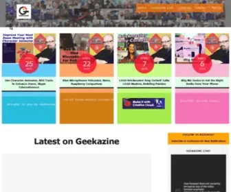 Geekazine.com(An Awesome Tech Website) Screenshot