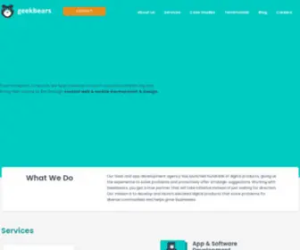 Geekbears.org(Our app and saas development company) Screenshot
