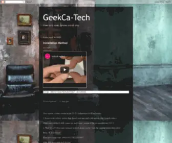 Geekca.com(Geekca-Tech) Screenshot