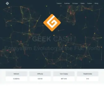 Geekcash.org(Geek Network) Screenshot