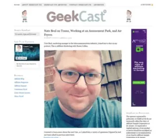 Geekcast.fm(Podcasts and video on social media) Screenshot