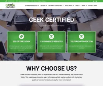 Geekcertified.com(Geek Certified) Screenshot