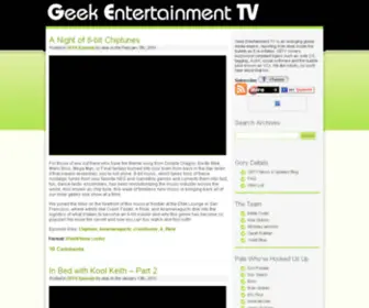 Geekentertainment.tv(Geek Entertainment TV) Screenshot