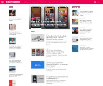 Geekeries.com(Geekeries) Screenshot