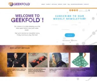 Geekfold.com(Geek Fashion News) Screenshot