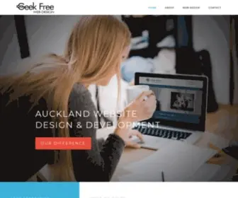 Geekfreewebdesign.co.nz(Small Business Web Design in Auckland) Screenshot