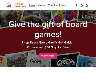 Geekgameshop.com(Geek Game Shop) Screenshot