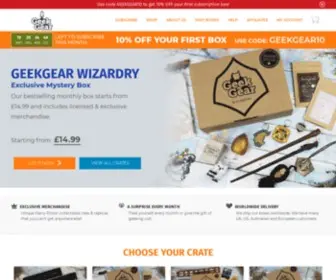 Geekgearbox.co.uk(Geek Gear) Screenshot