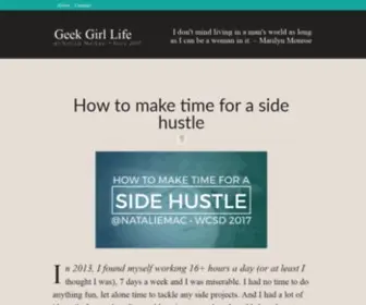 Geekgirllife.com(Geek Girl Life) Screenshot